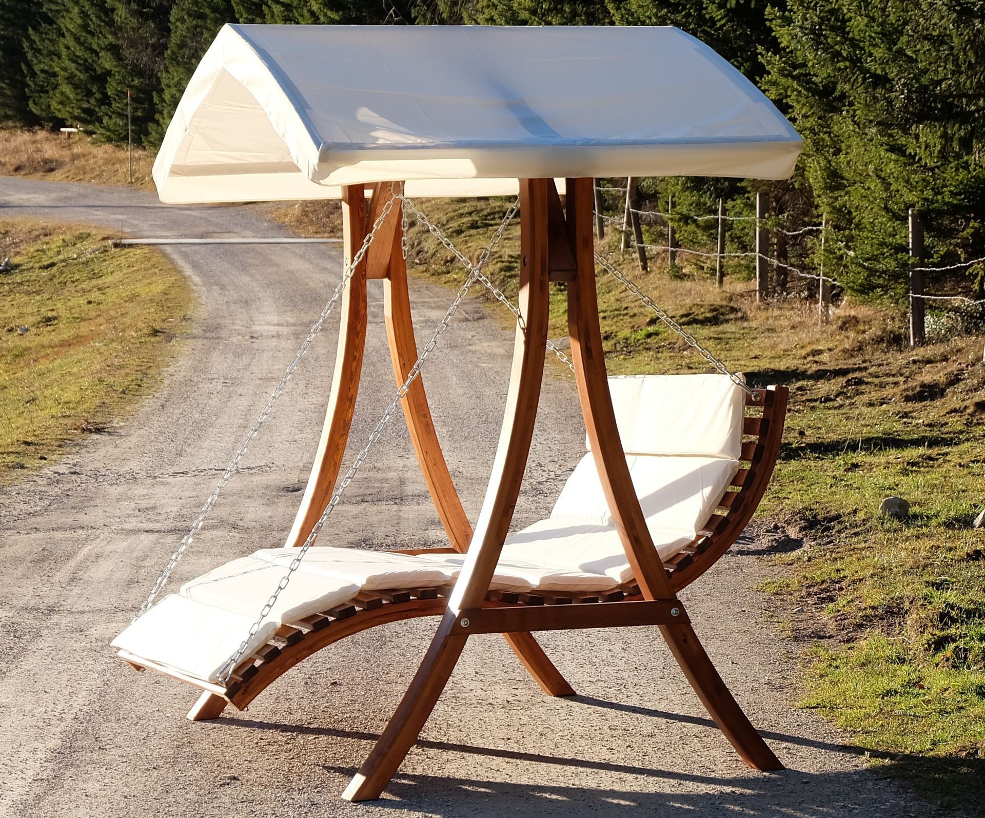 Design Hollywoodschaukel Gartenschaukel Hollywoodliege Doppelliege aus