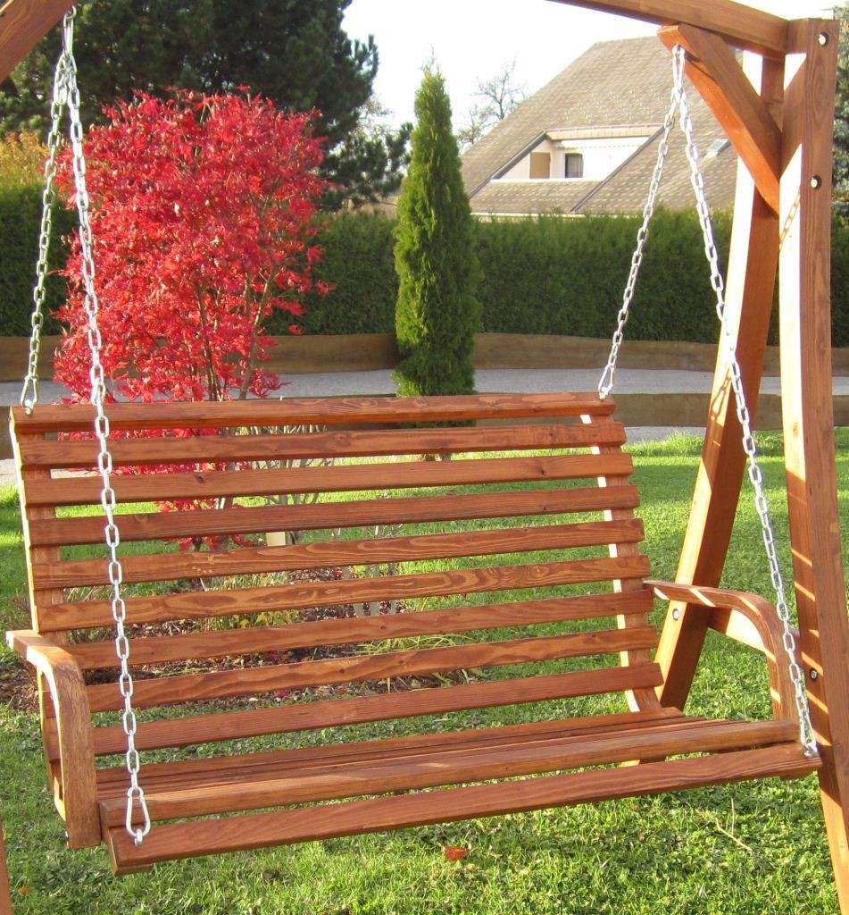 Design Bank aus Holz Lärche für Hollywoodschaukel 2 Sitzer KUREDO Hollywoodschaukel Holz Lärche ~ Design Bank aus Holz Lärche für Hollywoodschaukel 2 Sitzer KUREDO
