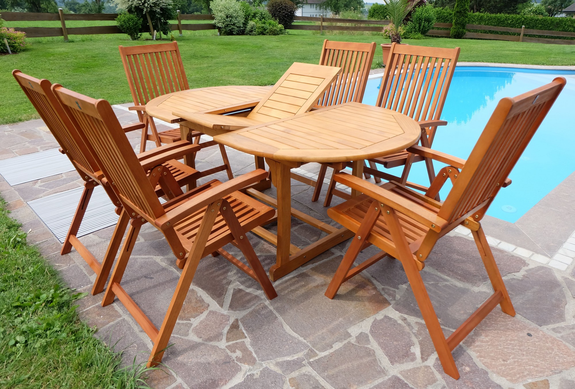 Teakholz Gartenmobel Paderborn : Gartengarnitur Set Gartenmöbel Holz Eukalyptus Ausziehtisch 180cm +6 Teakholz Gartenmobel Paderborn : Gartengarnitur Set Gartenmöbel Holz Eukalyptus Ausziehtisch 180cm +6